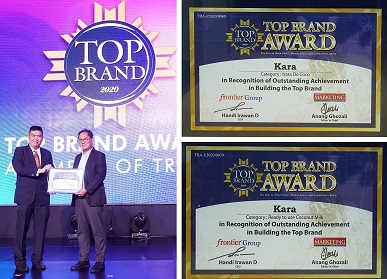 KARA Raih TOP Brand Award 2020