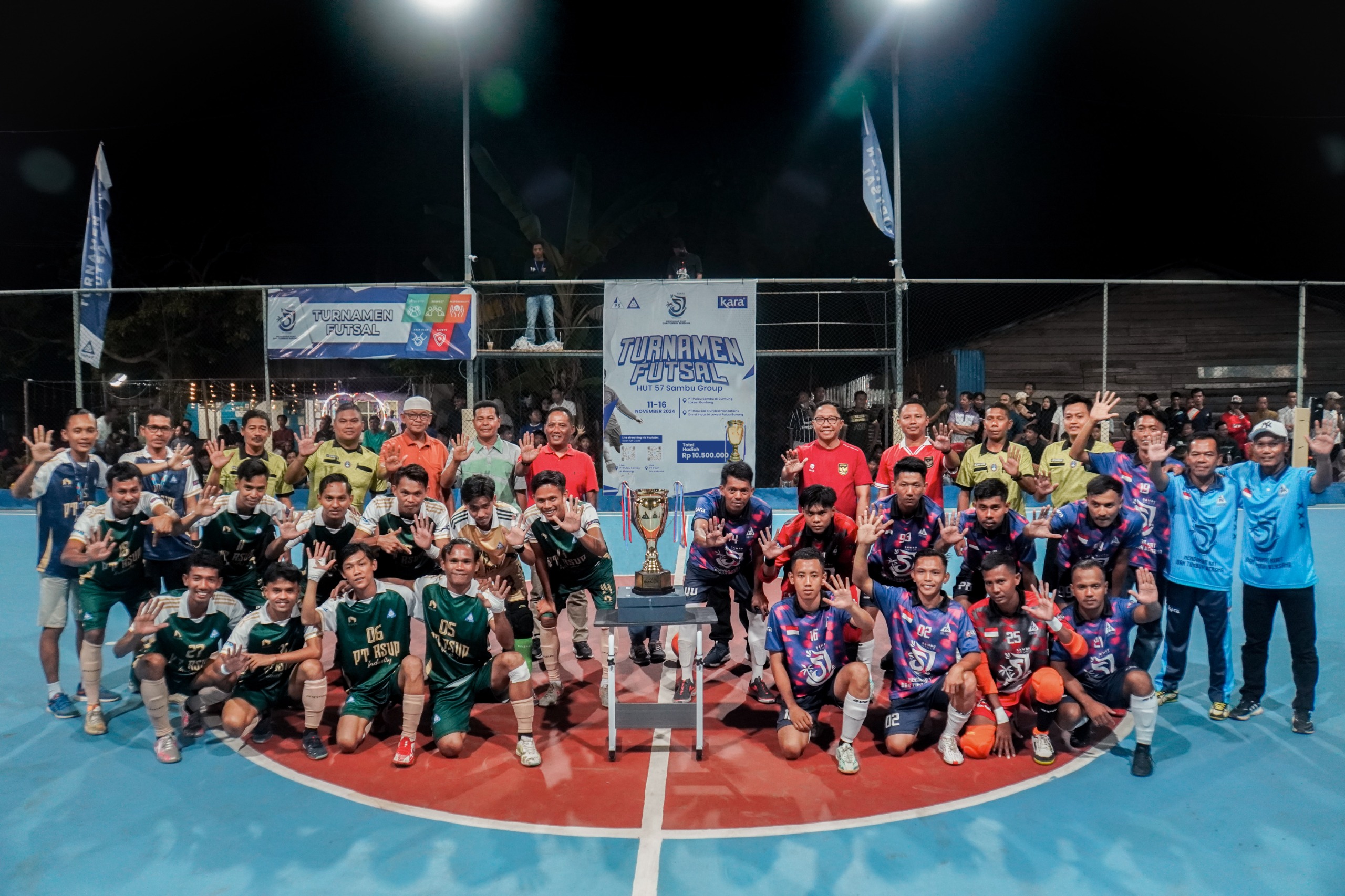 Tunamen Futsal Sambu Group HUT 57 Sambu Group